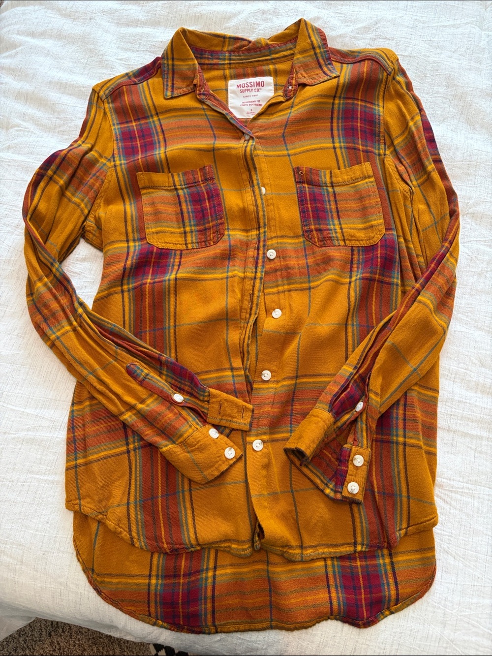 Women’s plaid button down